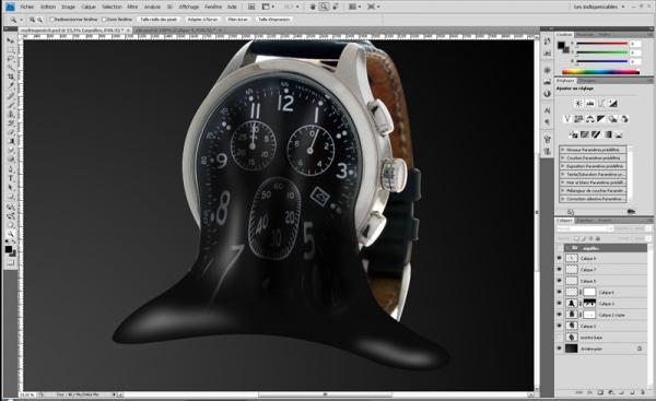 Creation of The torture of the watch: Step 6